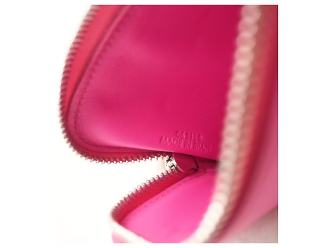 Monedero de piel de becerro Soft Grain Loewe Rosa - vista 13