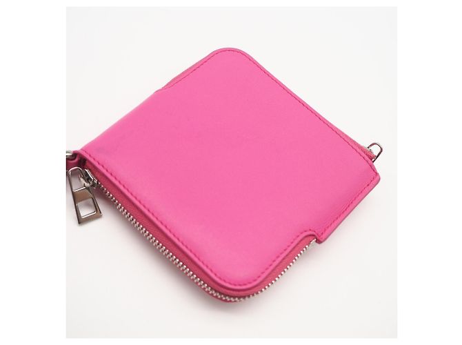 Monedero de piel de becerro Soft Grain Loewe Rosa - vista 2
