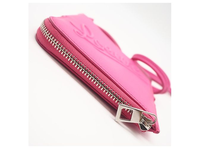 Monedero de piel de becerro Soft Grain Loewe Rosa - vista 6