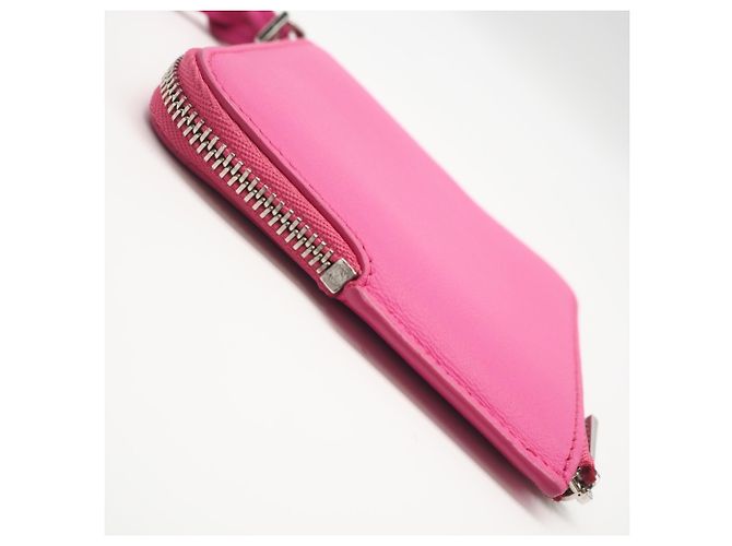 Monedero de piel de becerro Soft Grain Loewe Rosa - vista 8