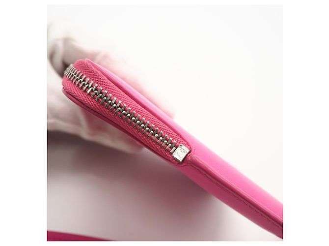 Monedero de piel de becerro Soft Grain Loewe Rosa - vista 9