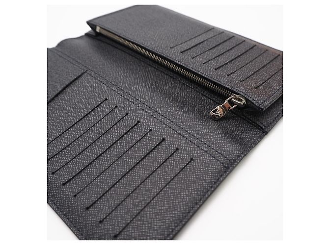 Louis Vuitton Monogram Portefeuille Brazza NM Marrone Verde Blu navy - vista 16