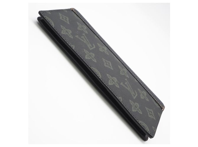 Louis Vuitton Monogram Portefeuille Brazza NM Marrone Verde Blu navy - vista 7
