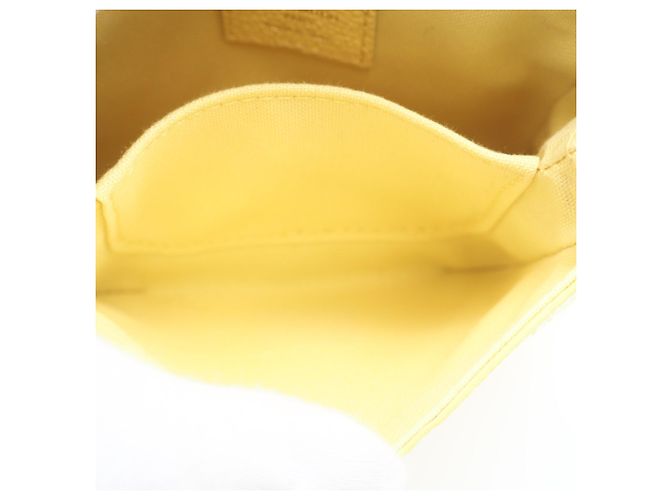 Borsa a Spalla Louis Vuitton Monogram Empreinte Micrometis Giallo - vista 13