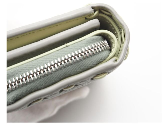 FENDI Peekaboo Micro Tri-fold Wallet Green - view 11