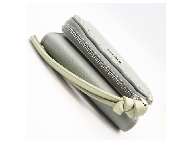 FENDI Peekaboo Micro Tri-fold Wallet Green - view 4