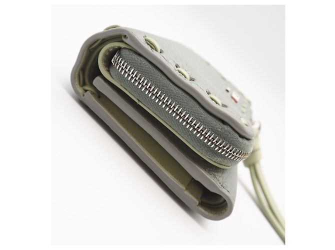 FENDI Peekaboo Micro Tri-fold Wallet Green - view 7
