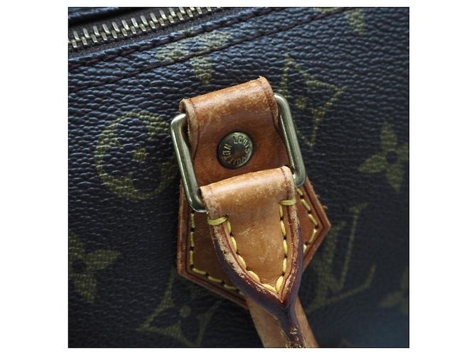 Borsa Louis Vuitton Monogram Speedy 30 Marrone - vista 12