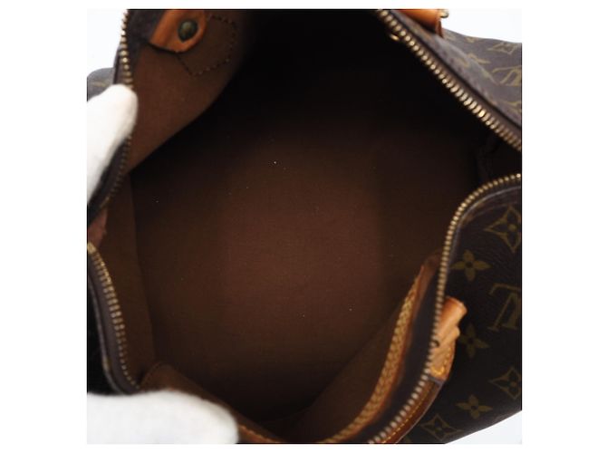 Borsa Louis Vuitton Monogram Speedy 30 Marrone - vista 18