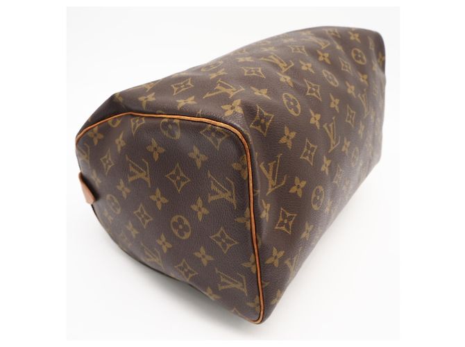 Borsa Louis Vuitton Monogram Speedy 30 Marrone - vista 7