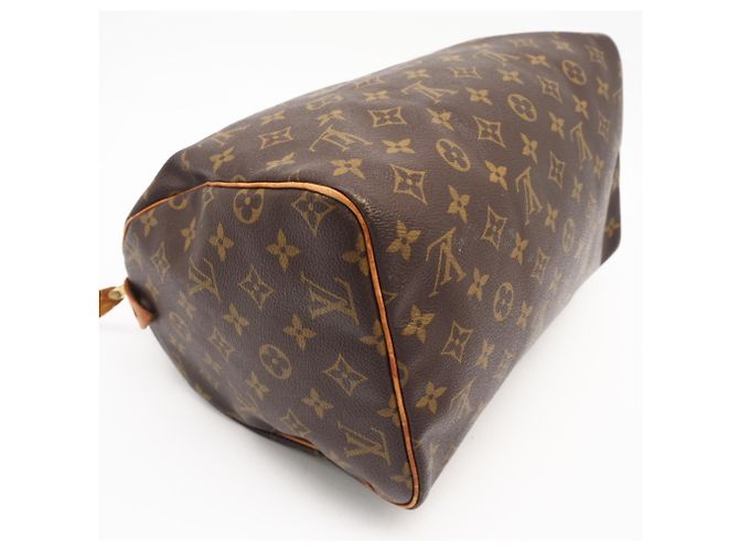 Borsa Louis Vuitton Monogram Speedy 30 Marrone - vista 8