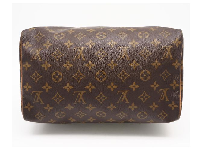 Borsa Louis Vuitton Monogram Speedy 30 Marrone - vista 9