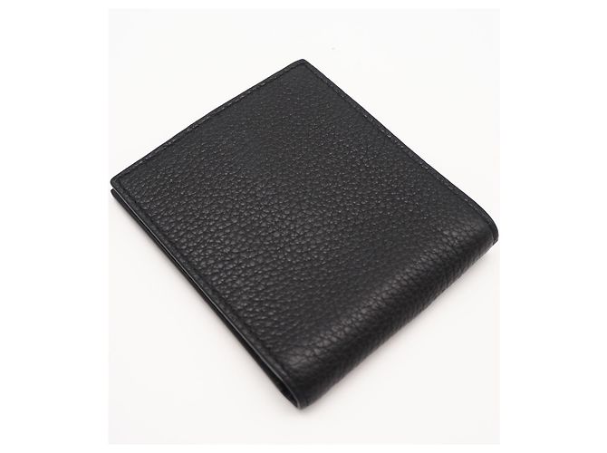 Prada Vitello Daino Leather Bi-fold Wallet Black - view 2