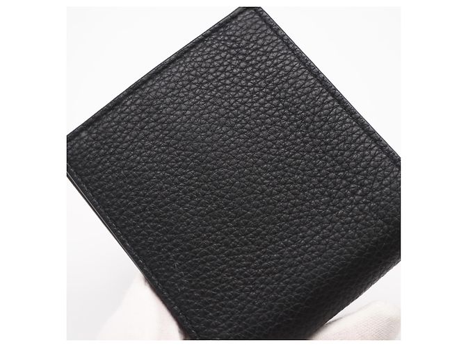 Prada Vitello Daino Leather Bi-fold Wallet Black - view 4