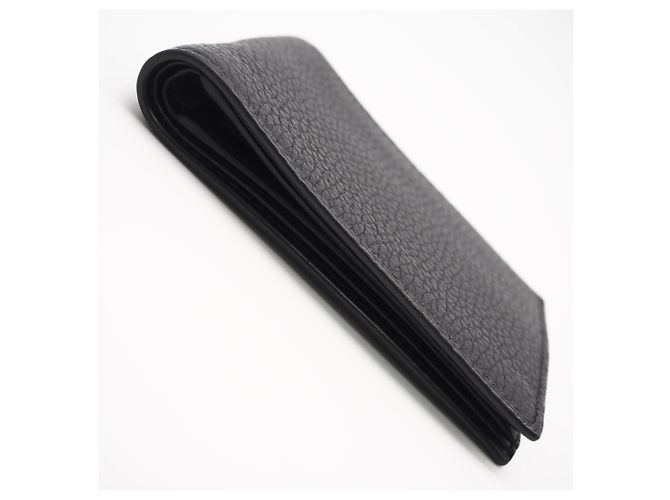 Prada Vitello Daino Leather Bi-fold Wallet Black - view 5