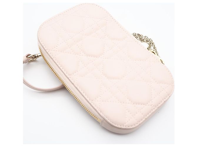 Portacellulare Lady Call'in in agnello cannage Christian Dior - vista 2