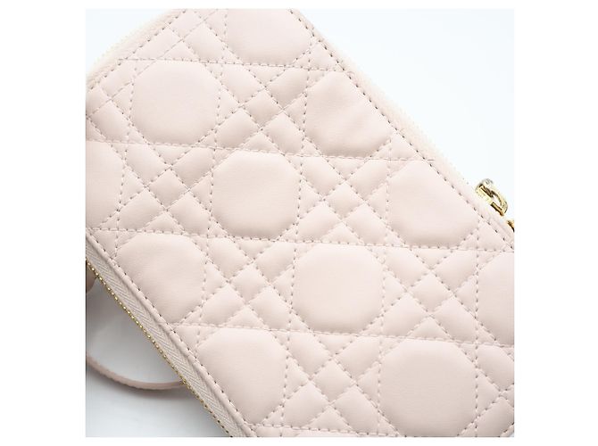 Portacellulare Lady Call'in in agnello cannage Christian Dior - vista 3