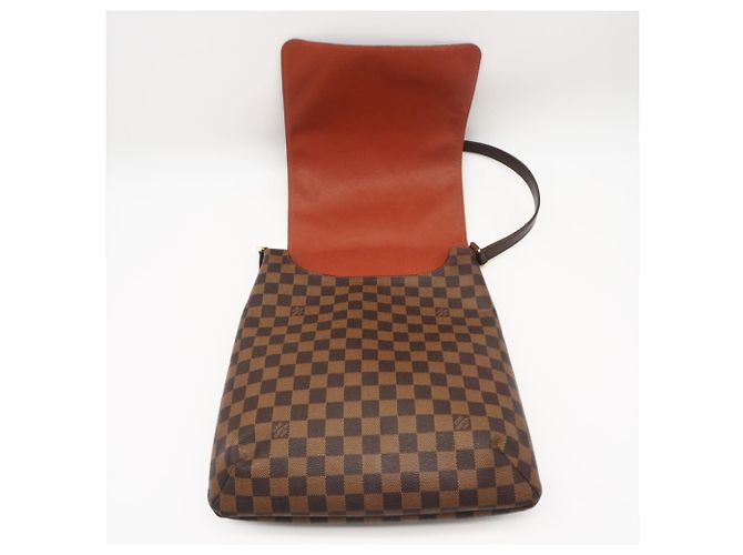 Borsa a Spalla Louis Vuitton Damier Musette N51302 Marrone - vista 12