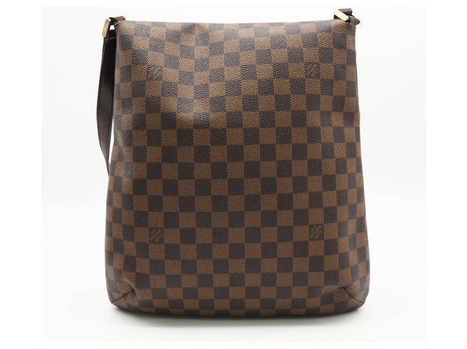 Borsa a Spalla Louis Vuitton Damier Musette N51302 Marrone - vista 2