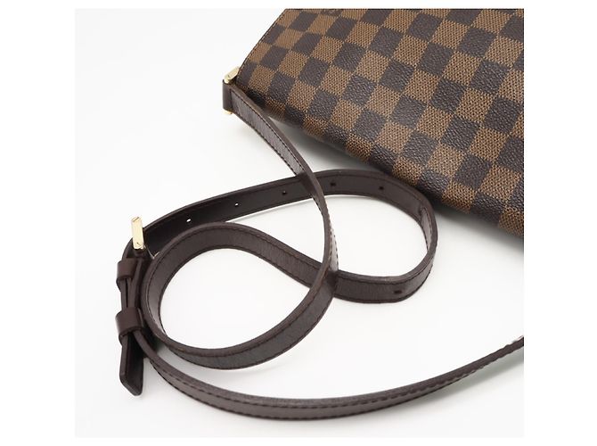 Borsa a Spalla Louis Vuitton Damier Musette N51302 Marrone - vista 8