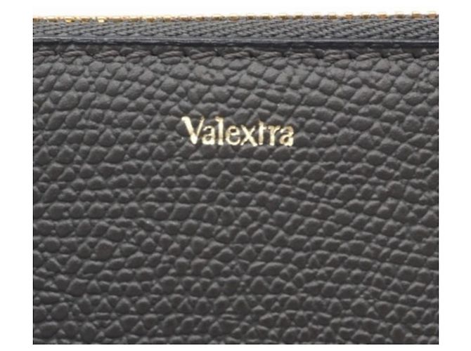 Tarjetero de cuero caqui Valextra - vista 10