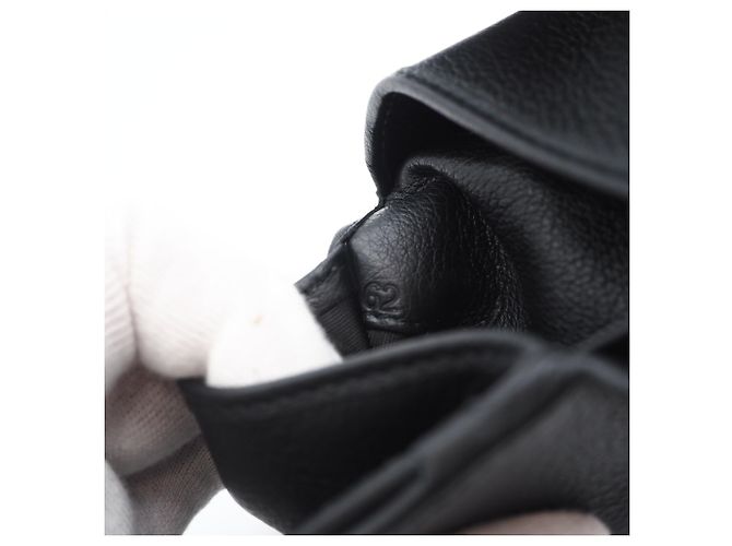 Cartera de cuero tríptico Prada Porta Piccolo Negro - vista 14