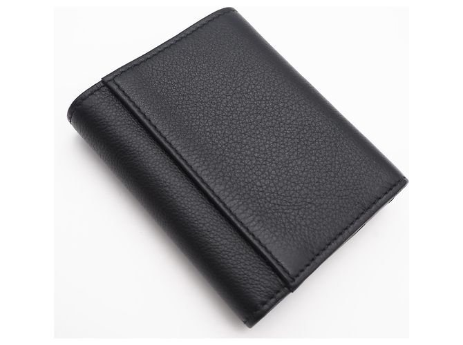 Cartera de cuero tríptico Prada Porta Piccolo Negro - vista 2