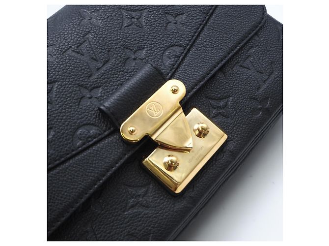 Borsa a tracolla Louis Vuitton Monogram Empreinte Marceau Nero - vista 5