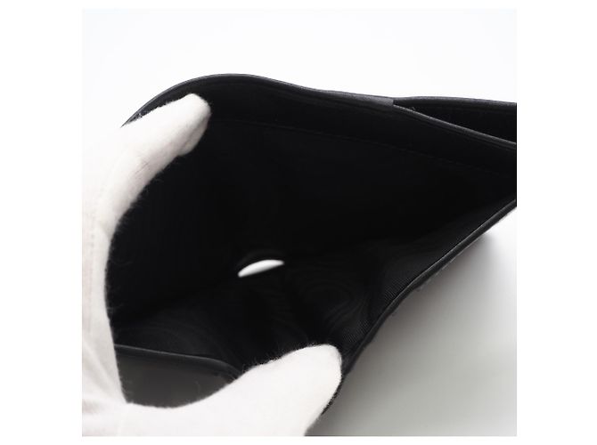 Prada City Calf Triangle Wallet Nero Schwarz - Ansicht 10