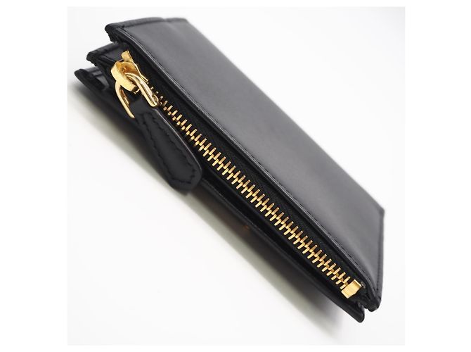 Prada City Calf Triangle Wallet Nero Schwarz - Ansicht 5