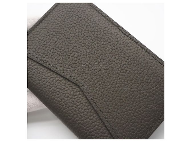 Organizer Louis Vuitton Khaki Cowhide Business Card Case - view 5