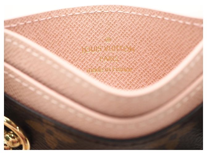 Louis Vuitton Monogram Porta Biglietti Marrone Rosa - vista 11