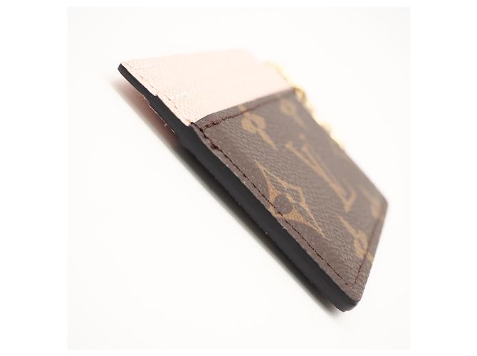 Louis Vuitton Monogram Porta Biglietti Marrone Rosa - vista 8