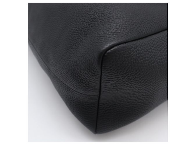 Sac cabas Louis Vuitton Taurillon LV Circle Cavalier Marron Noir - vue 10