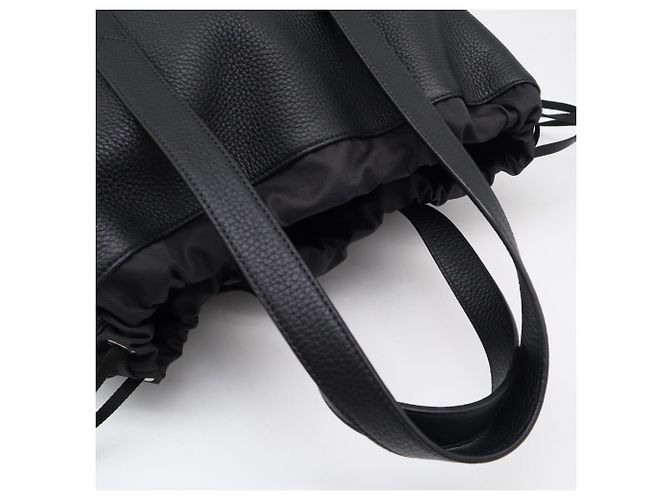 Sac cabas Louis Vuitton Taurillon LV Circle Cavalier Marron Noir - vue 9