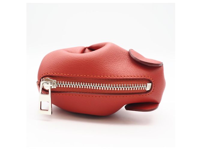 Pochette Elephant in pelle Loewe rosso - vista 6