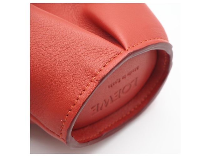 Pochette Elephant in pelle Loewe rosso - vista 8
