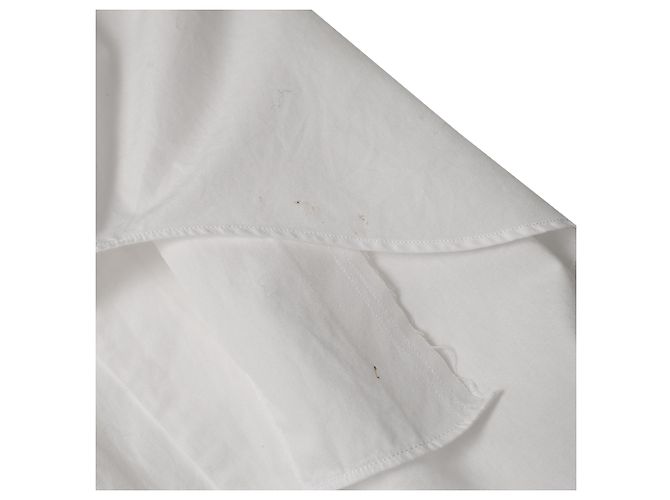 Comme Des Garcons Camisa con capas negra Comme Des Garçons en algodón blanco Crudo - vista 8