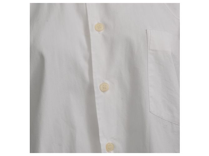 Comme Des Garcons Camisa con capas negra Comme Des Garçons en algodón blanco Crudo - vista 9
