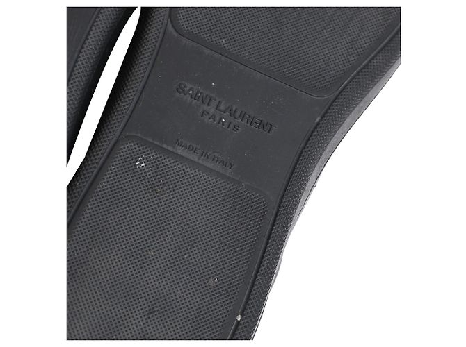 Sneakers basse Saint Laurent SL/01 in pelle nera Nero - vista 11