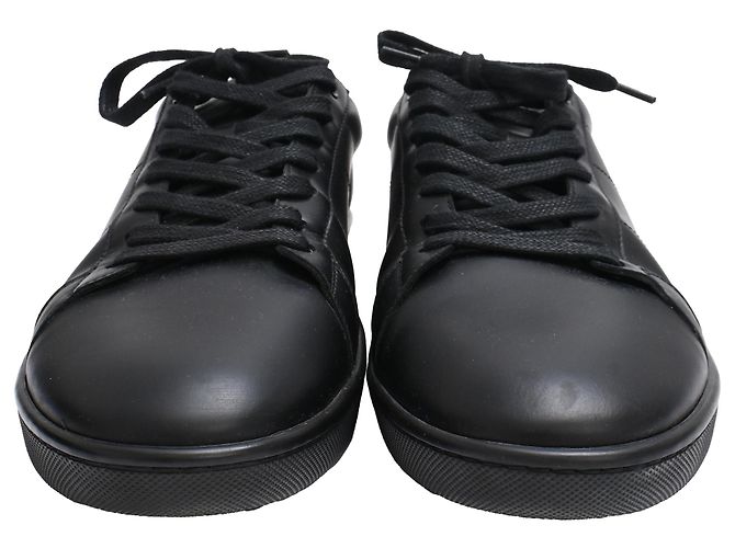 Sneakers basse Saint Laurent SL/01 in pelle nera Nero - vista 2