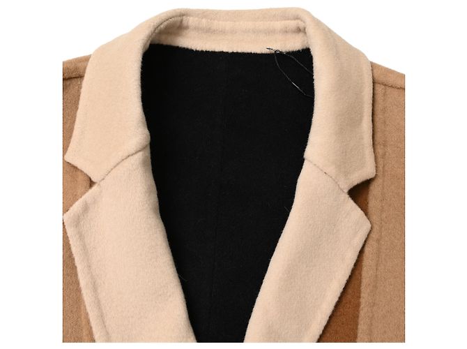 Abrigo reversible Kipur en lana beige Max Mara - vista 4