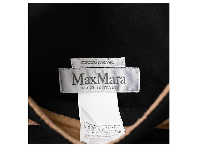 Abrigo reversible Kipur en lana beige Max Mara - vista 5