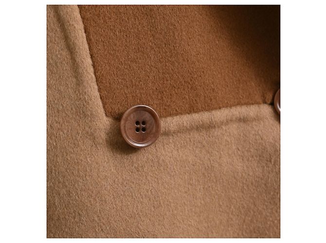 Abrigo reversible Kipur en lana beige Max Mara - vista 8