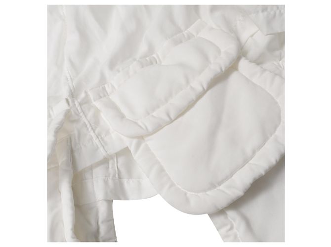 Comme Des Garcons Camicia multi tasche Comme Des Garçons in poliestere bianco Crudo - vista 10