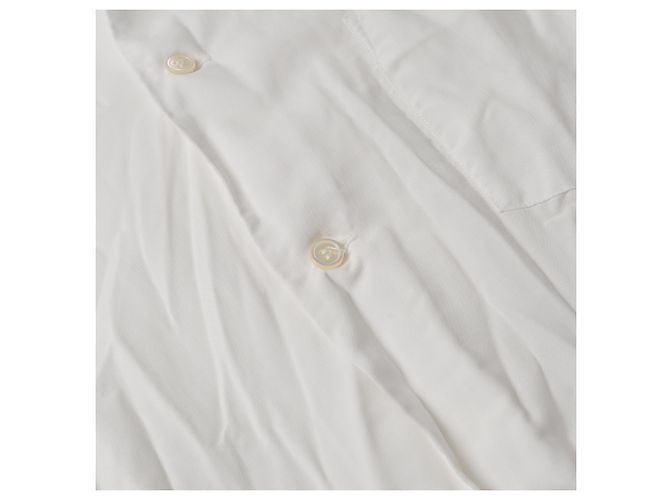 Comme Des Garcons Camicia multi tasche Comme Des Garçons in poliestere bianco Crudo - vista 11