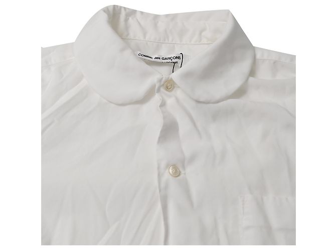 Comme Des Garcons Camicia multi tasche Comme Des Garçons in poliestere bianco Crudo - vista 4