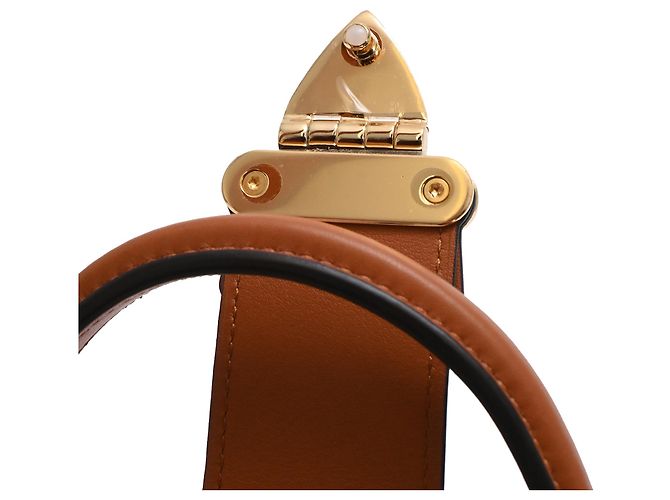 Borsa a tracolla Louis Vuitton Petite Malle V in madreperla gialla - vista 12