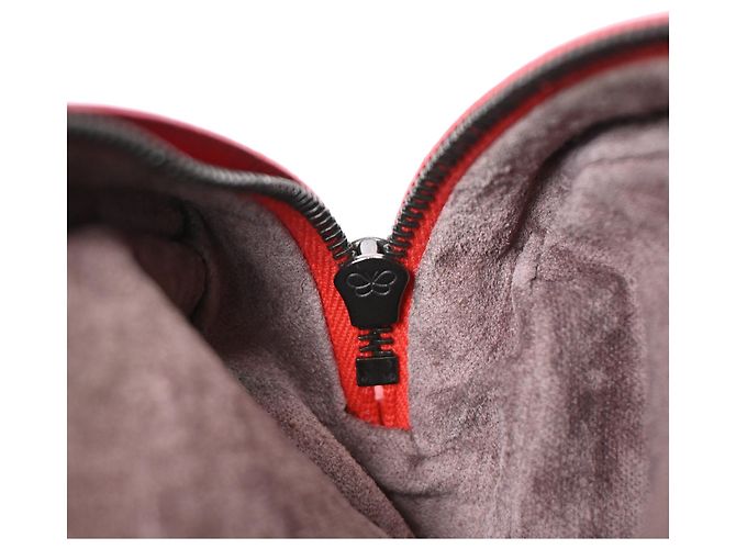 Mini borsa a tracolla Olimpia in pelle rossa Bottega Veneta Rosso - vista 16