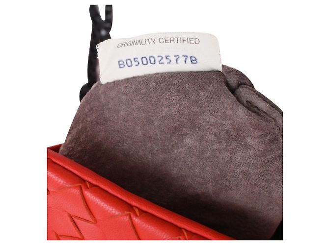 Mini borsa a tracolla Olimpia in pelle rossa Bottega Veneta Rosso - vista 7